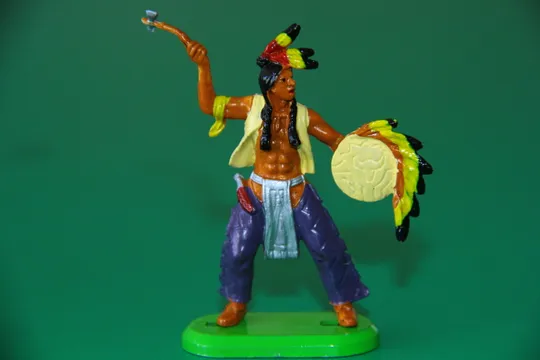 ІНДІАНЕЦЬ З ТОМАГАВКОМ индеец BRITAINS 54мм Англія Ціна