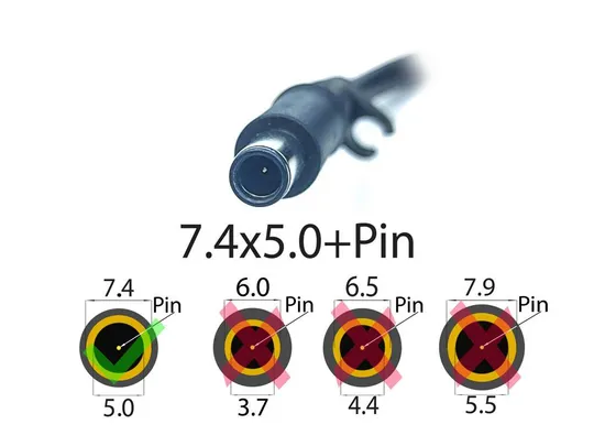 Купити Блок питания для HP Elitebook 8770W (19.5V 11.8A 230W (7.4*5.0+PIN)) SLIM ORIGINAL (с кабелем питан