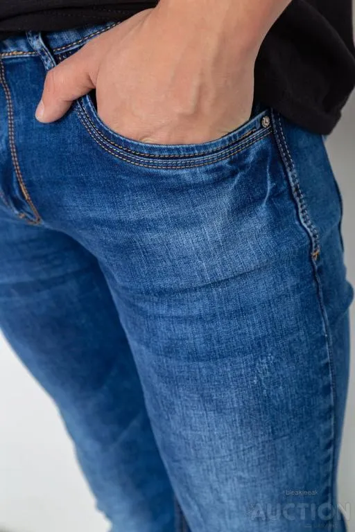 Джинсы мужские, цвет синий, 243R4037 Де купити