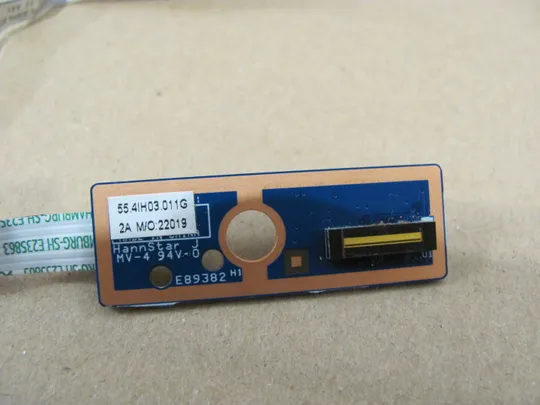 424-17 плата сканер відбитку 55.4IH03.001  для Lenovo  B570 B575 V570   оригінал Продаж