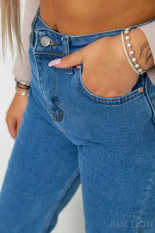 Джинсы женские, цвет синий, 244R410-2022 Де купити