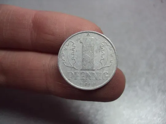 Купити монета германия 1 пфенниг 1961 №9108