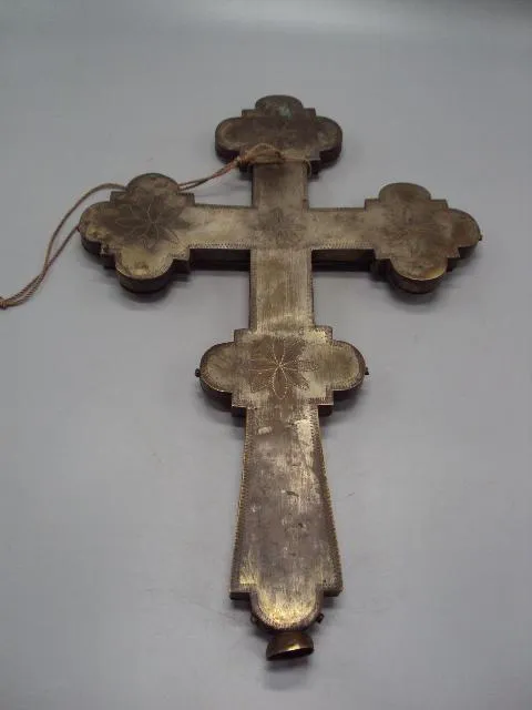 Крест распятие эмаль металл высота 40,5 см, ширина 27 см толщина 2-2,8 см №13894 Характеристики