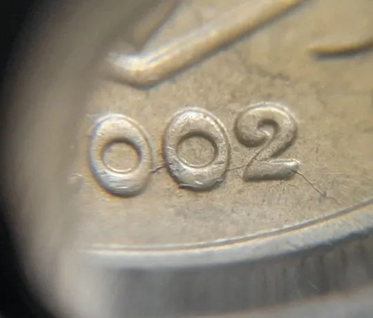 (1245) 10 копійок 2002 розкол у році випуску на аверсі (10 копеек 2002 брак) Де купити