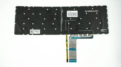 фото, Клавіатура для ноутбука LENOVO (IdeaPad: 320-15 series) rus, onyx black, без фрейма, підсвічування клавіш