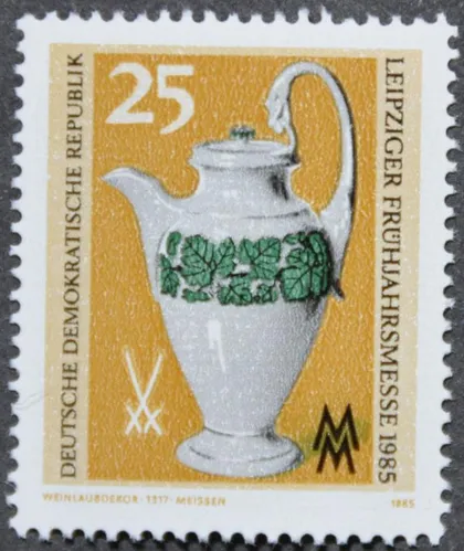 фото, ГДР Фарфор Лейпциг Ярмарка 1985