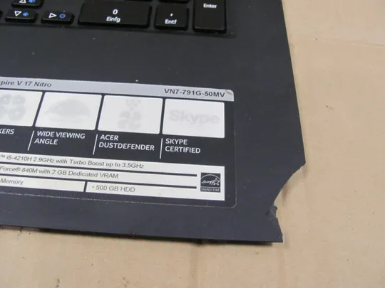 741-5 Кришка панель палмрест 46002G0H000 439.02G06.0002  клавіатура робоча  для Acer Aspire V Nitro VN7-791 VN7-791G MS2395 оригінал З аукціону