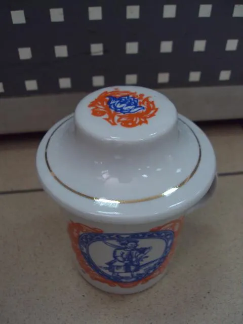 Чайная кружка чашка с ситом 342 лет Пылявской битве фарфор полонное козак 342 пилявской битве №11671 З аукціону