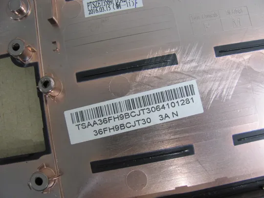 417-1 Кришка дно піддон корпуса EAFH9015010  36FH9BCJT30 для  FUJITSU A555 A557  оригінал Торговий майданчик