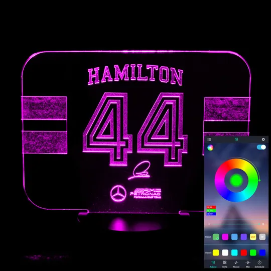 Акриловий світильник-нічник керування з телефона Хемілтон 44 tty-n001317 Ціна