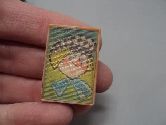 Знак детский Цирк клоун Олег Попов переливающийся переливашка №17026 З аукціону