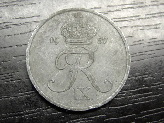5 оре 1957 Данія Ціна
