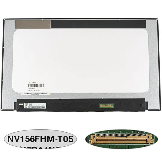 Купити УЦЕНКА ! Матриця 15.6" NV156FHM-T05 touch (1920*1080, 40pin(eDP, IPS), LED, SLIM(без доп панели), матова, роз'єм праворуч внизу)