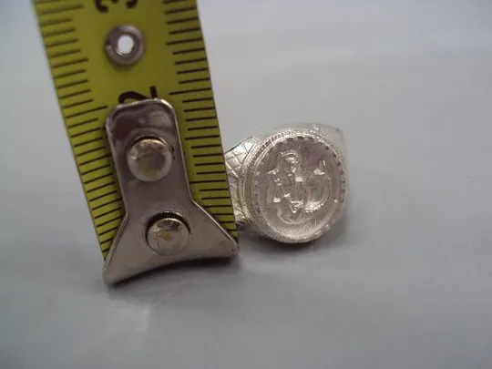 Купити Мужской перстень кольцо овал зодиак Водолей гороскоп серебро Украина вес 5,87 г размер 20 №15149