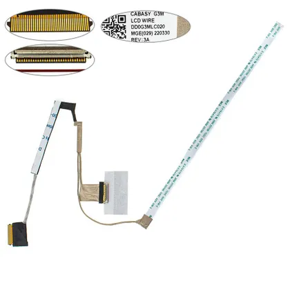 фото, Шлейф матриці для ноутбука HP (16-D, 16-E, TPN-Q264, Q263), 30pin LED (DD0G3MLC020)