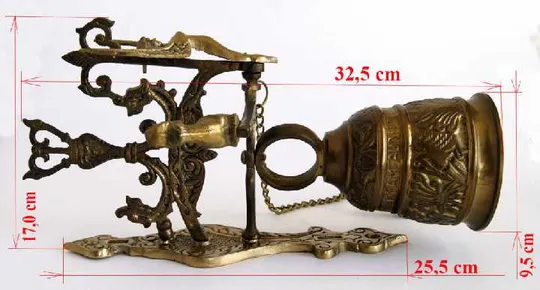 Купити Антикварний дверний бронзовий дзвін колокол, 1950-і роки