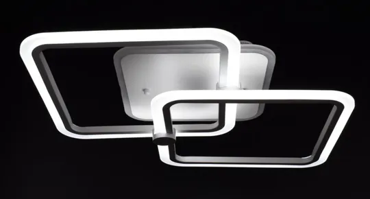 Купити Люстра потолочная LED с пультом A2503/2-RGB-wh Белый 10х41х63 см.