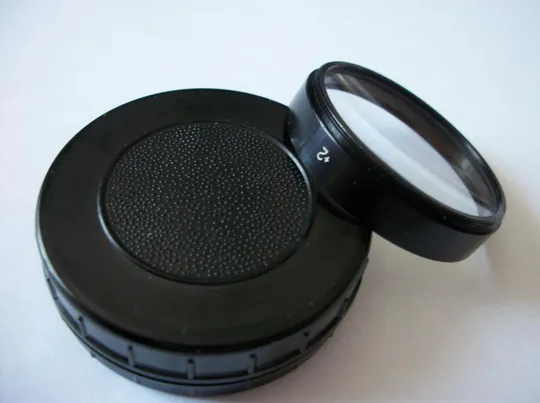 Насадочная линза 40,5x0,5 , +2 , к объективу Юпитер-3, Как Новая, футляр оригинальный. Цена-мин З аукціону