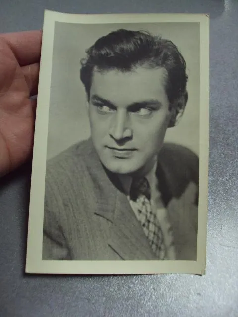 открытка киноактер лауреат сталинской премии давыдов 1955 фото бакмана №2413 З аукціону