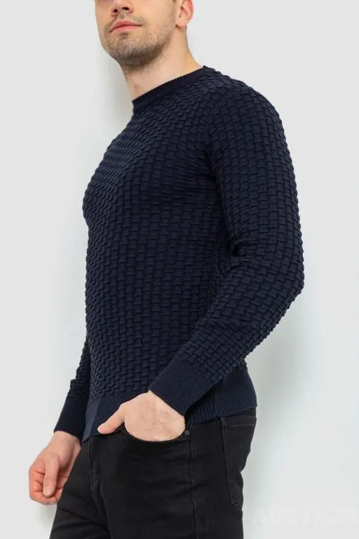 Свитер мужской, цвет темно-синий, 214R06260-2 З аукціону
