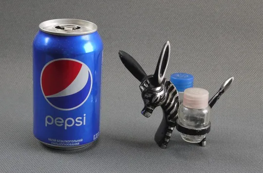 Солонка осёл віслюк зебра металева фігурка СРСР БУ подарунок Недорого