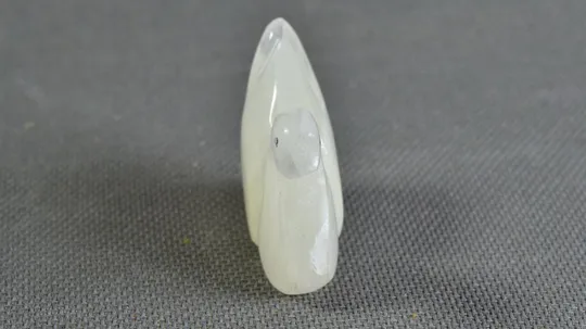 Лебедь мини фигурка статуэтка из оникса БУ фігурка лебідь З аукціону