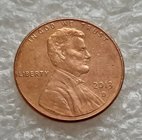 (8198 ря) 1 цент 2013 D США Ціна