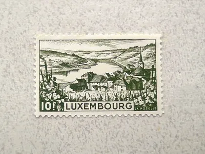 фото, Поштова марка Люксембург 1948 рік **