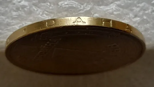 (995) 1 гривня 2010 значне здвоєння букв на реверсі, двійний удар, удар вдогонку (1 гривна 2010) Інтернет-аукціон