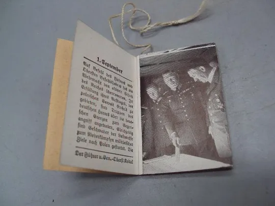 Памятка пропаганда Рейх солдату карманная книжечка прокламация Лидеры битва на востоке 2 №13840 З аукціону
