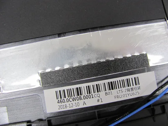 756-2  кришка матриці 460.0CW0B.0001 01YU625 для Lenovo ThinkPad T580 P52S оригінал Торговий майданчик