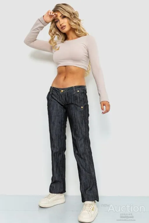 Купити Джинсы женский, цвет темно-серый, 201R3127-1