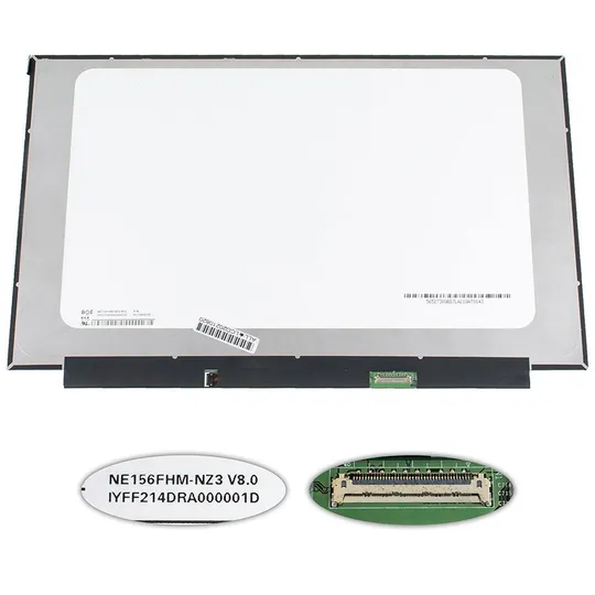 Матриця 15.6 NE156FHM-NZ3 (1920*1080, 40pin(eDP, IPS, 360HZ), LED, SLIM(без планок та вушок), матова, роз'єм праворуч знизу) для Ціна