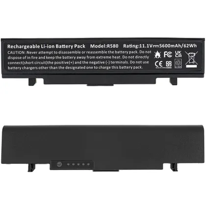 фото, Батарея для ноутбука Samsung R522 (R420, R460, R522, R528, R530, RV408, RV410, X360, X460) 11.1V 5600mAh Black (LG/ Samsung/