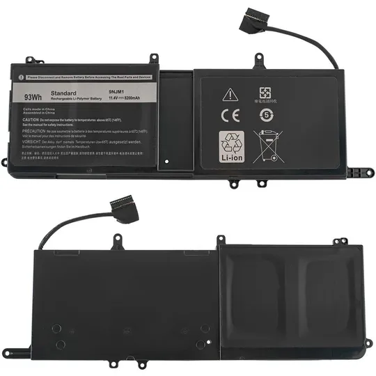 Батарея для ноутбука DELL 9NJM1 (Alienware 15 R3, 17 R4) 11.4V 8200mAh 93Wh Black Ціна