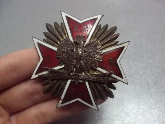 знак польша крест подхорунжий запаса O.R. Z.P.R.P. номер 20 №1101 Інтернет-аукціон
