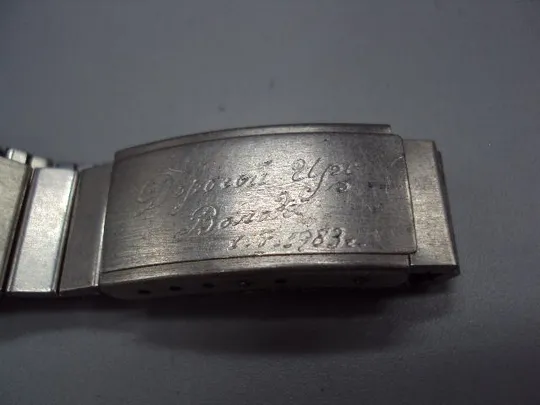 Женские наручные часы Электроника 5 ссср с браслетом не на ходу длина 3 см, ширина 2,7 см №14635 Інтернет-аукціон