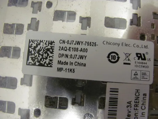 номер0157-2 клавіатура,keyboard робоча 0J7JWY   для  DELL Inspiron N411Z 5423 14z-5423 14Z 3360 1618l 13Z-5323 5323 Vostro 3360 V3360 оригінал З аукціону