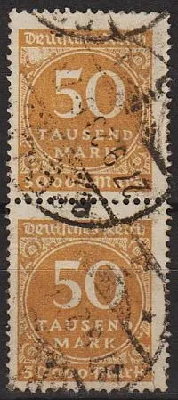 фото, 1923 - Німеччина - Стандарт - Деномінація 50 Mi.275 _4,0 € _Пара