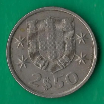 фото, 2,5 ескудо 1980 року Портуґалія [МШ]