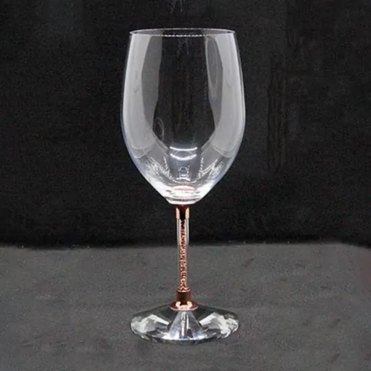 Бокал стеклянный для вина "Купер" со стразами, 450мл Ціна