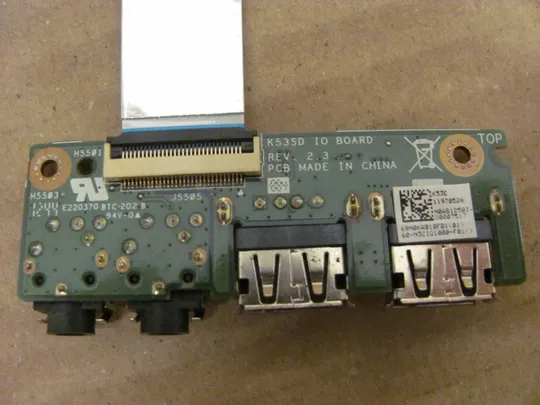 553-17 плата USB AUDIO 69N0KAB10F01 для Asus P53 P53E P53SJ K53S A53E оригінал Інтернет-аукціон