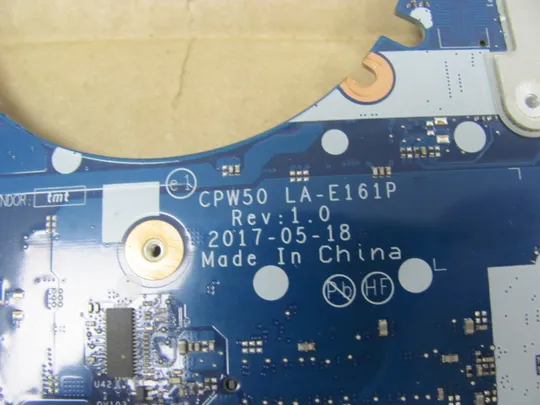 725-1 материнська плата CPW50 LA-E161P  SR32N  i7-7820HQ  921048-601 для  HP Zbook 15 G4 оригінал Характеристики