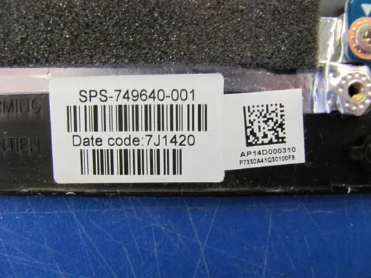 №118-23 Кришка панель палмрест та тачпад 749640-001 AP14D000310 для Hp COMPAQ 15 15-H023SG оригінал Недорого