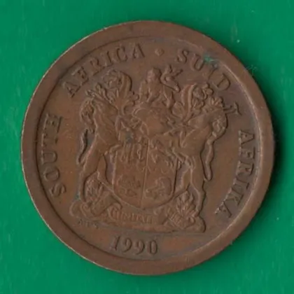 фото, 5 центів 1990 року ПАР [М]