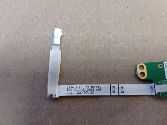 номер1059-23 плата кнопка вкл 450.0QC05.0001 08GT0X для Dell  Inspiron 16 Plus 7620 7625 Плата кнопки включеня Кнопкова плата Кнопковий модуль Плата управління кнопками Плата кнопки живлення Laptop Power button board оригінал З аукціону