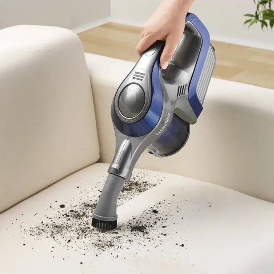 Акумуляторний Пилосос CLEANmaxx 9847 Blue/Grey Ціна