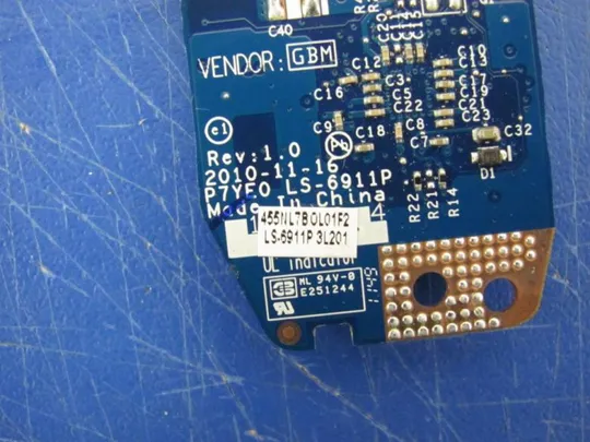 №143-7 Плата USB LS-6911P для ASPIRE 7750G 7560G 7750 7560 EasyNote LS11 P7YS0 оригінал Продаж