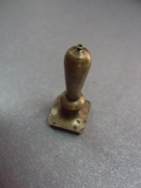 Печатка печать бронза аббревиатура длина 4,3 см №11742 З аукціону