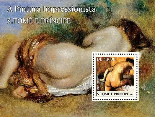 Купити Сан Томе и Принсипи-Обнажённая Живопись - 2004.Чистый полный красивый комплект .MNH.
